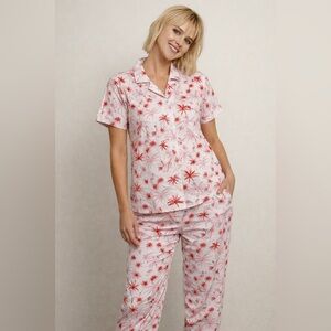 The Cat’s Pajamas Luxe Pima Cotton Pajama Set – Size XL | Flamingo & Palms